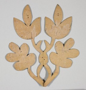 The MIA has a couple of these birch-bark flowers attributed to Anishinaabe (Ojibwe) women like "Mrs. Paul Cyrette," who made this spray.