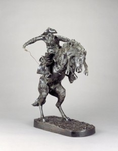 Frederic Remington's "Bronco Buster," one of Ed Ackerson's Listen inspirations.