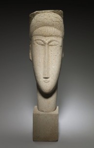 Modigliani's "Head of a Woman" is on display in gallery 367 at the MIA.