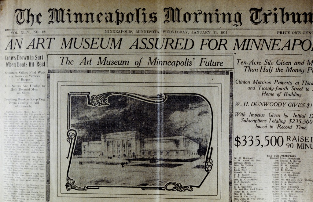 MIA 1; Press Coverage - Building of the Museum