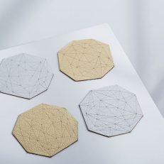 Gem Leather Coasters