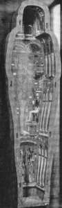 The lower part of a coffin, part of the Drexel collection purchased by Mia in 1916.