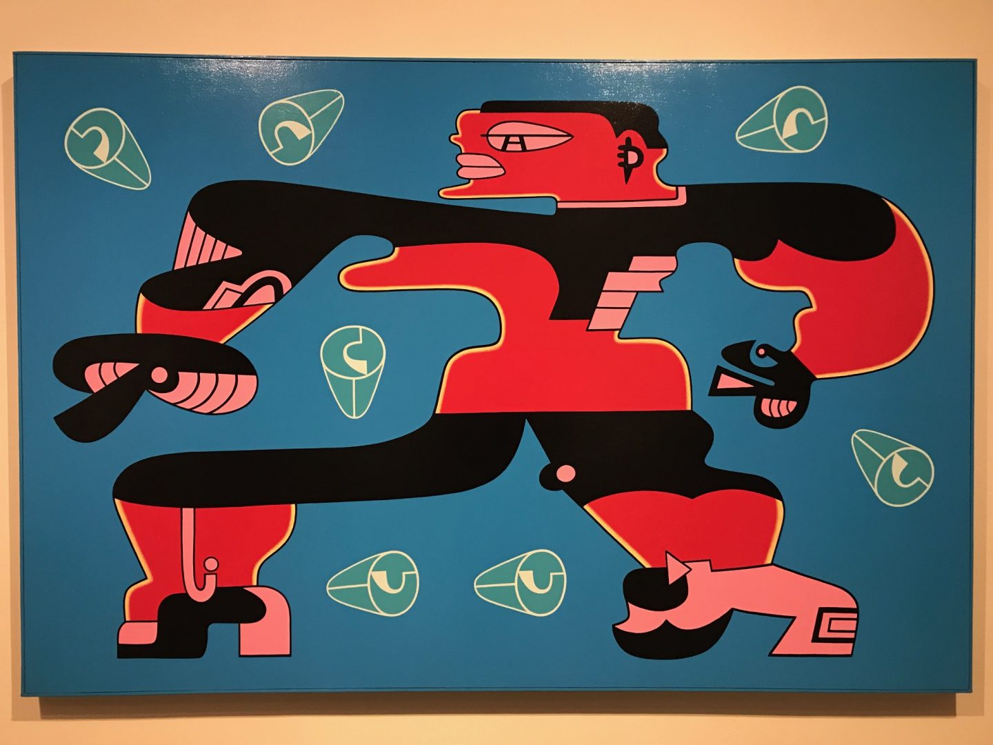 Karl Wirsum's "Streetwalker" painting