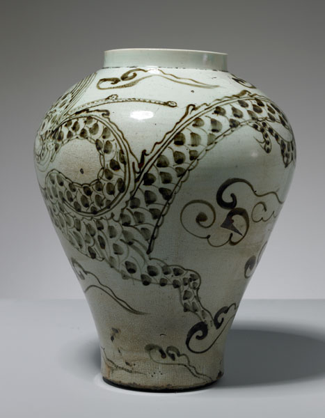 Korean-Arts: Korean Art, White and Brown Porcelain Jars