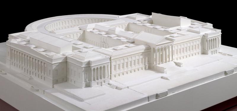 This is a architectural scale viewing of the North Elevation at Mia.