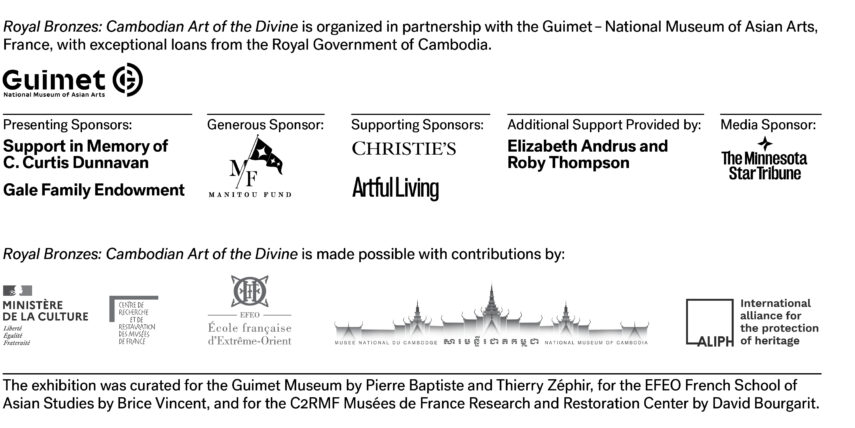 logos of sponsors for the exhibition