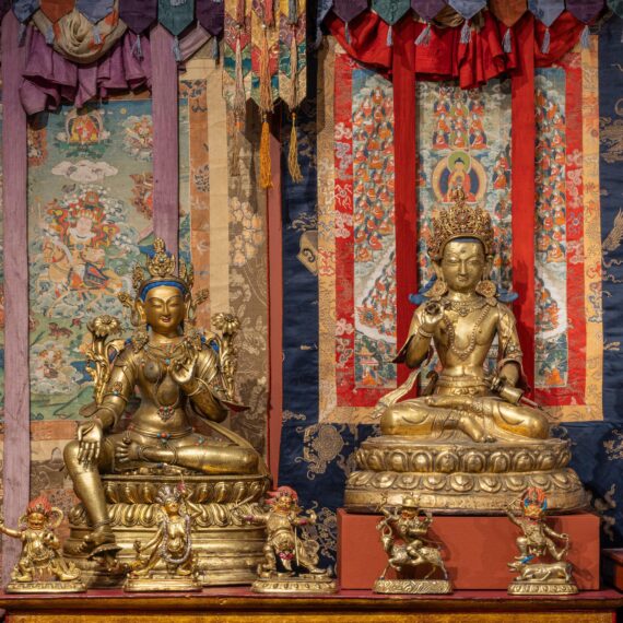 view of the Tibetan Buddhist Shrine Room at Mia 