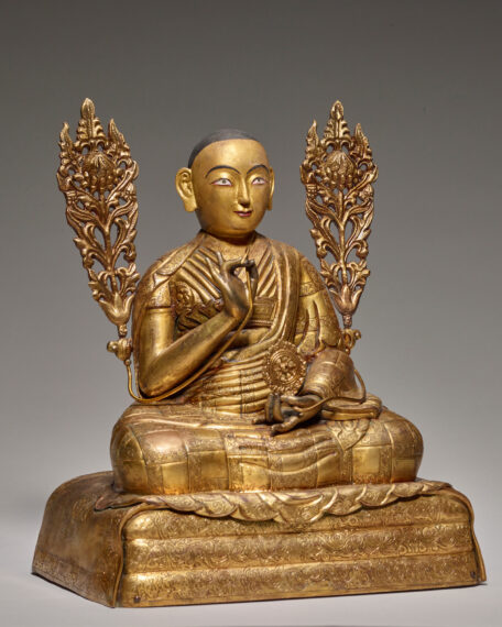 gold statue of the Sixth Dalai Lama