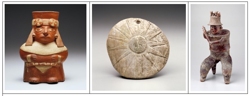 Photo of three sculptures