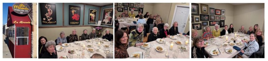 collage of photos from dinner at La Merenda