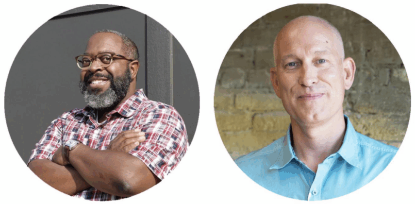 headshots of Michael Kleber-Diggs and Daniel Slager