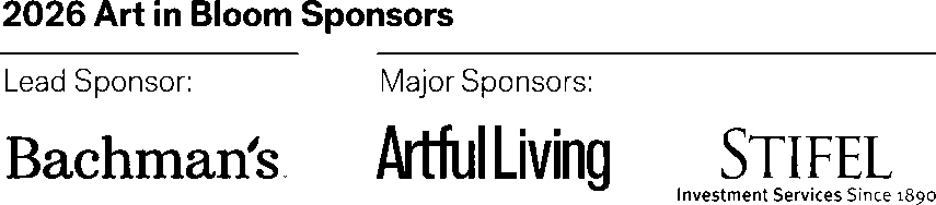 Logos of Art in Bloom 2026 sponsors