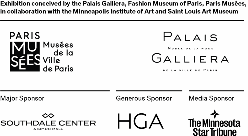 Logos of collaborating art museums and sponsors