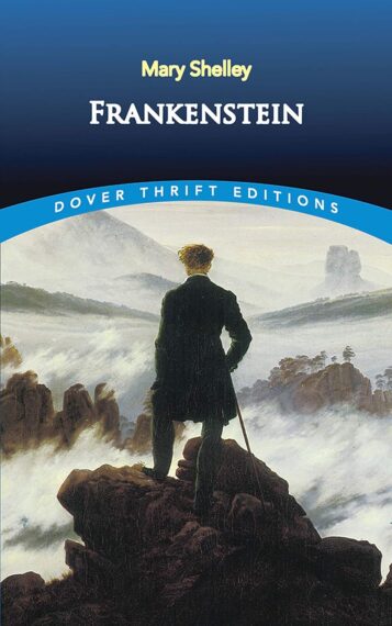 Book cover for Frankenstein