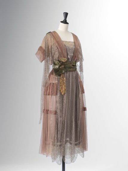 Vintage lace dress on a mannequin